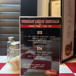 Lunch specials Lunch specials