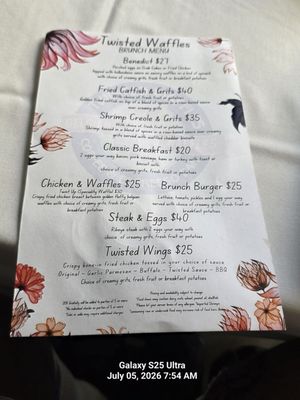 Menu photo 1 Twisted Waffles New Orleans, LA Menu photo 1 Twisted Waffles New Orleans, LA
