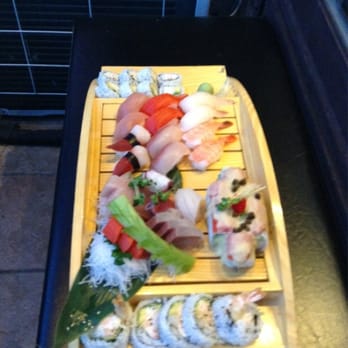 Mega Sushi - A boat to feed 3-4 - Sushi Bars Near Me - Richmond, British Columbia Mega Sushi - A boat to feed 3-4 - Sushi Bars Near Me - Richmond, British Columbia