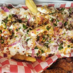 Wow! Wing House - Chili Onion Fries
