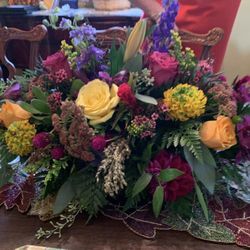 The Centerpiece Floral Design - Beautiful flower arrangement for an unusual event.