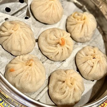 Dumpling House - A31. Soup Steamed Dumpling Pork Crabmeat (7) 蟹粉汤包 - Noodles Near Me - Cambridge, Massachusetts