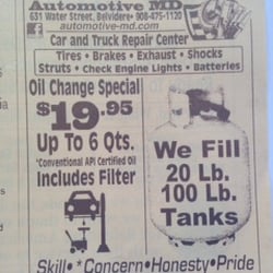 Automotive MD - **Current Specials**
