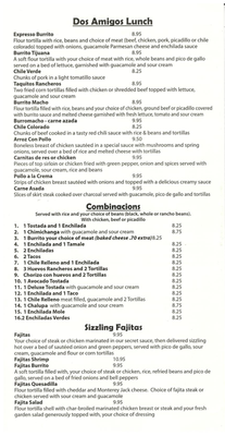 Menu photo 3 Dos Amigos Pompano Beach, FL Menu photo 3 Dos Amigos Pompano Beach, FL