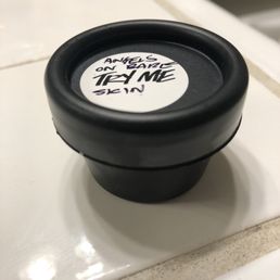 The generous sample of Angels on Bare Skin scrub that we took home.
