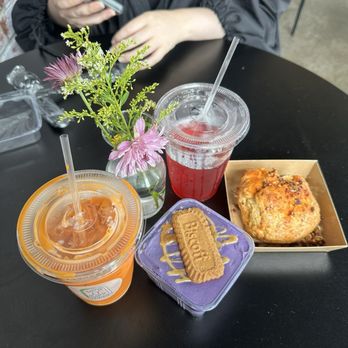 Ginkgo - Thai iced tea, hibiscus iced tea, Ube biscoff tiramisu, chili crisp scallion scone - Coffee & Tea Near Me - Duluth, Georgia Ginkgo - Thai iced tea, hibiscus iced tea, Ube biscoff tiramisu, chili crisp scallion scone - Coffee & Tea Near Me - Duluth, Georgia