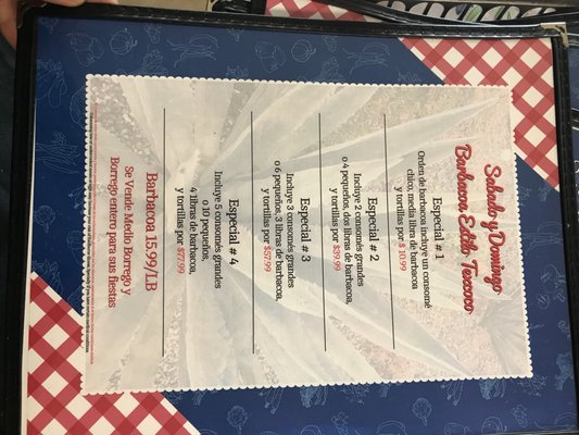Menu photo 4 Jenny's Pupuseria Ontario, CA