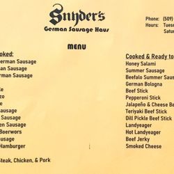Snyder's Meats & German Sausage Haus