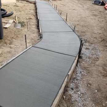 AB Concrete and Landscaping - a concrete walkway being built - Landscaping Near Me AB Concrete and Landscaping - a concrete walkway being built - Landscaping Near Me