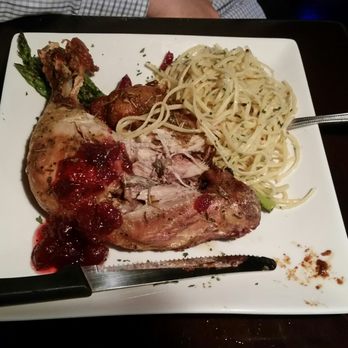 Little Leaf Bar - My brother's custom plate; garlic noodle, chicken, and asparagus. - Lounges Near Me - Fresno, California Little Leaf Bar - My brother's custom plate; garlic noodle, chicken, and asparagus. - Lounges Near Me - Fresno, California
