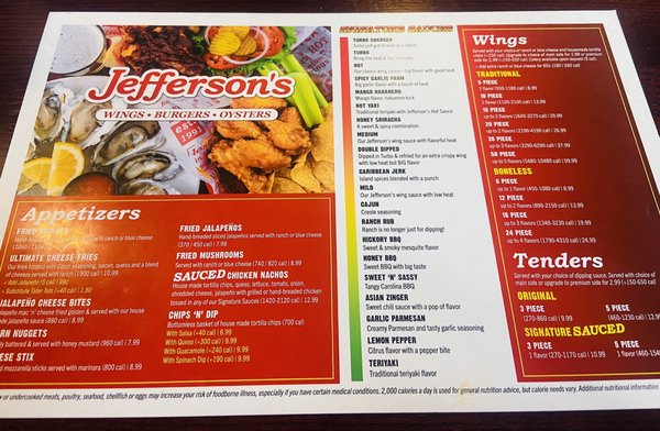 Menu photo 3 Jefferson's Brentwood, TN Menu photo 3 Jefferson's Brentwood, TN