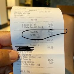 The Grove Resort & Water Park - Orlando - Everything you order adds 18% at every restaurant, cafe or coffee shop. Like a cruise ship