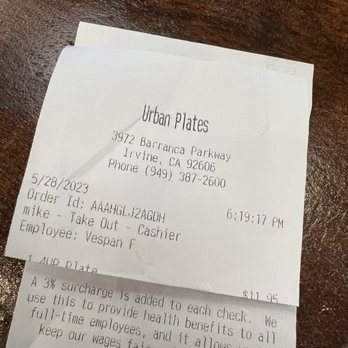 Urban Plates - 3% service fee - New American Near Me - Irvine, California Urban Plates - 3% service fee - New American Near Me - Irvine, California