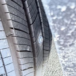 The nail in the tire The nail in the tire