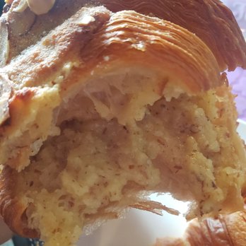 Frogs Organic Bakery - Inside the almond croissant - yummy almond cream filling! - Bakeries Near Me - Gardena, California Frogs Organic Bakery - Inside the almond croissant - yummy almond cream filling! - Bakeries Near Me - Gardena, California