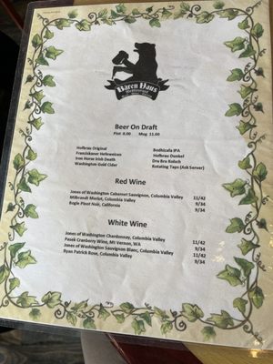 Menu photo 6 Baren Haus Leavenworth, WA Menu photo 6 Baren Haus Leavenworth, WA