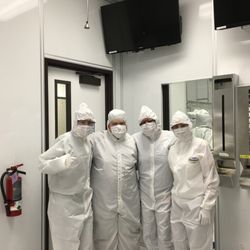 Randstad Manufacturing & Logistics - Your Randstad team had so much fun at this customer in San Jose getting all suited up before entering their manufacturing facility!