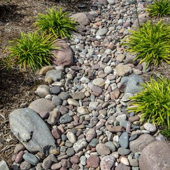 ARC Design Landscape - Dry river bed, plantings and mulch. - Landscape Architects or Designers Near Me - Santee, California ARC Design Landscape - Dry river bed, plantings and mulch. - Landscape Architects or Designers Near Me - Santee, California