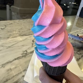 Bae - Fruity Pebbles Cinnamon Toast Crunch swirl in charcoal cone - Ice Cream & Frozen Yogurt Near Me - Houston, Texas Bae - Fruity Pebbles Cinnamon Toast Crunch swirl in charcoal cone - Ice Cream & Frozen Yogurt Near Me - Houston, Texas