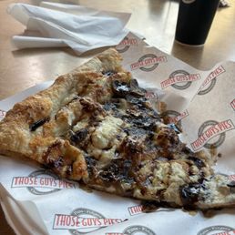 White widow pizza slice White widow pizza slice