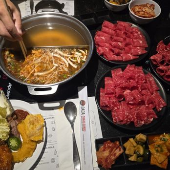 Dada Shabu Shabu Buffet - Mala sauce with meat - Korean Near Me - Irvine, California Dada Shabu Shabu Buffet - Mala sauce with meat - Korean Near Me - Irvine, California