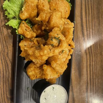 Three Pines Bistro & Bar - Fried Pickle & Onion appetizer !!! Delicious ! - Comfort Food Near Me - Colfax, California Three Pines Bistro & Bar - Fried Pickle & Onion appetizer !!! Delicious ! - Comfort Food Near Me - Colfax, California