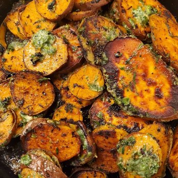 Hudson Table - Hoboken - Sweet Potatos and Miso Butter from "California Surf and Turf" - Cooking Schools Near Me - Hoboken, New Jersey