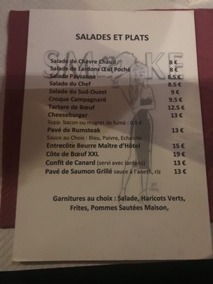 Menu photo 6 Smoke Paris, 75 Menu photo 6 Smoke Paris, 75