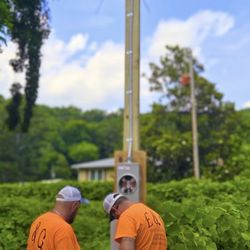 E&G Electric - Gerald and Justin installing new service