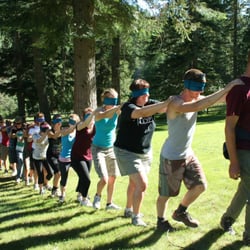 Yd Adventures - Youth group during a day on the Challenge Course-Stonewater Ranch, Plain, WA
