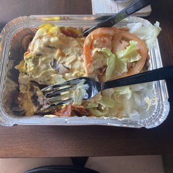 Five Guys - Bacon cheeseburger bowl - Burgers Near Me - Saratoga Springs, New York Five Guys - Bacon cheeseburger bowl - Burgers Near Me - Saratoga Springs, New York
