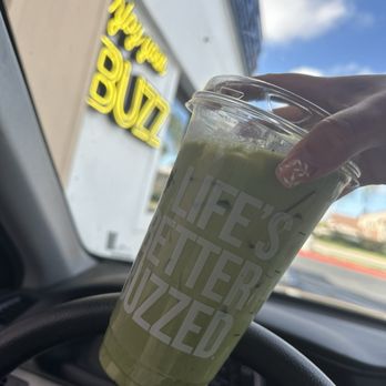 Better Buzz Coffee - Laguna Hills - Iced Matcha Oatmilk Latte - Coffee & Tea Near Me - Laguna Hills, California Better Buzz Coffee - Laguna Hills - Iced Matcha Oatmilk Latte - Coffee & Tea Near Me - Laguna Hills, California