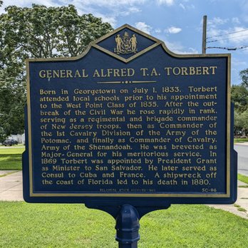 General Alfred T.A. Torbert Historical Marker - General Alfred T.A. Torbert Historical Marker, Georgetown - Landmarks & Historical Buildings Near Me - Georgetown, Delaware General Alfred T.A. Torbert Historical Marker - General Alfred T.A. Torbert Historical Marker, Georgetown - Landmarks & Historical Buildings Near Me - Georgetown, Delaware