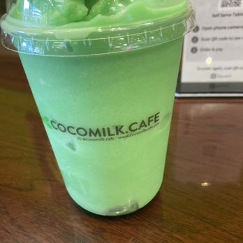 Cocomilk Cafe - Pandan Smoothie - Laotian Near Me - Sacramento, California