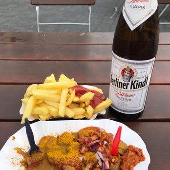 Curry at the Wall - Menu item #3 €7.90 - Curry Sausage Near Me - Berlin, BE