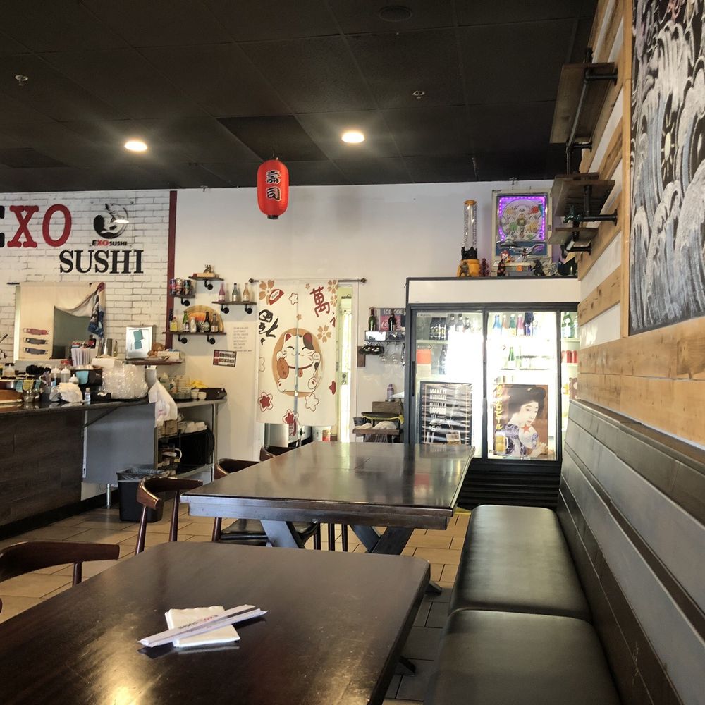 EXO Sushi - Interior - Japanese Near Me - Anaheim, California EXO Sushi - Interior - Japanese Near Me - Anaheim, California
