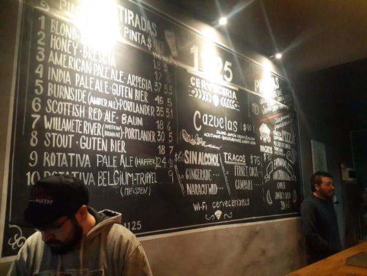 Menu photo 2 Cervecería 11.25 Buenos Aires, C