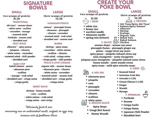 Menu photo 4 Square Root Poké Katy, TX