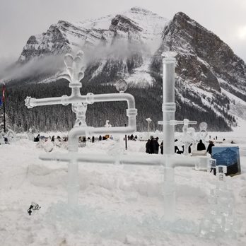 Banff National Park - 2019 ice sculpting festival. Lake Louise - Parks Near Me - Banff, Alberta Banff National Park - 2019 ice sculpting festival. Lake Louise - Parks Near Me - Banff, Alberta