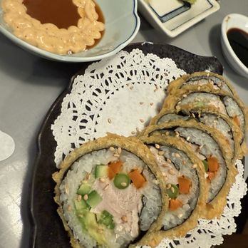 Miya Sushi - Crispy Spicy Tuna Roll - Sushi Bars Near Me - Valley Village, California Miya Sushi - Crispy Spicy Tuna Roll - Sushi Bars Near Me - Valley Village, California
