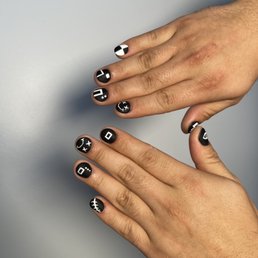 Gel art manicure Gel art manicure