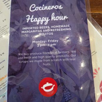 Cocineros - Happy hour Monday - Friday, 3-7pm 2026 - Latin American Near Me - Hyattsville, Maryland Cocineros - Happy hour Monday - Friday, 3-7pm 2026 - Latin American Near Me - Hyattsville, Maryland