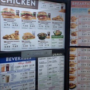 Crispy Chicken Jack In The Box Menu Tucson 523 Ilustrasi, Foto