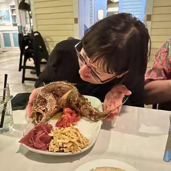 Southernmost Beach Cafe - WHOLE SNAPPER - very popular dish - Venues & Event Spaces Near Me - Key West, Florida