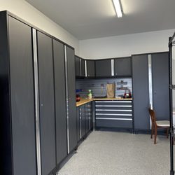 Big Monkey Renovation & Repair - Added garage cabinets