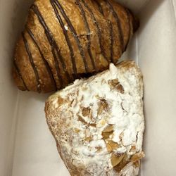 Paris Baguette - Chocolate Croissant and Almond Pastry