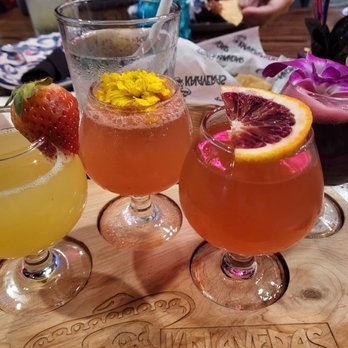 Kalaveras - Flight of mimosa's - Breakfast & Brunch Near Me - Newport Beach, California Kalaveras - Flight of mimosa's - Breakfast & Brunch Near Me - Newport Beach, California