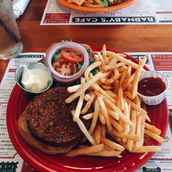 Barnaby's Cafe - Black bean burger - American Near Me - Houston, Texas
