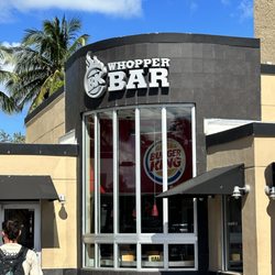BK Whopper Bar - The sign that got us in the door