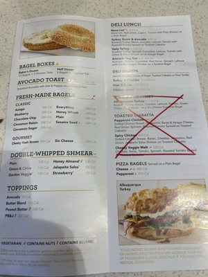 Menu photo 4 Einstein Bros. Bagels Napa, CA